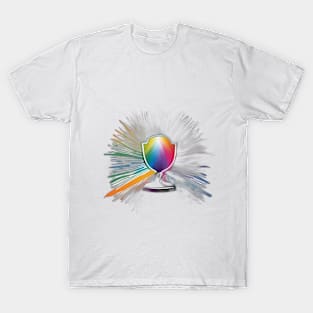 Chalice Rainbow Shadow Silhouette Anime Style Collection No. 332 T-Shirt